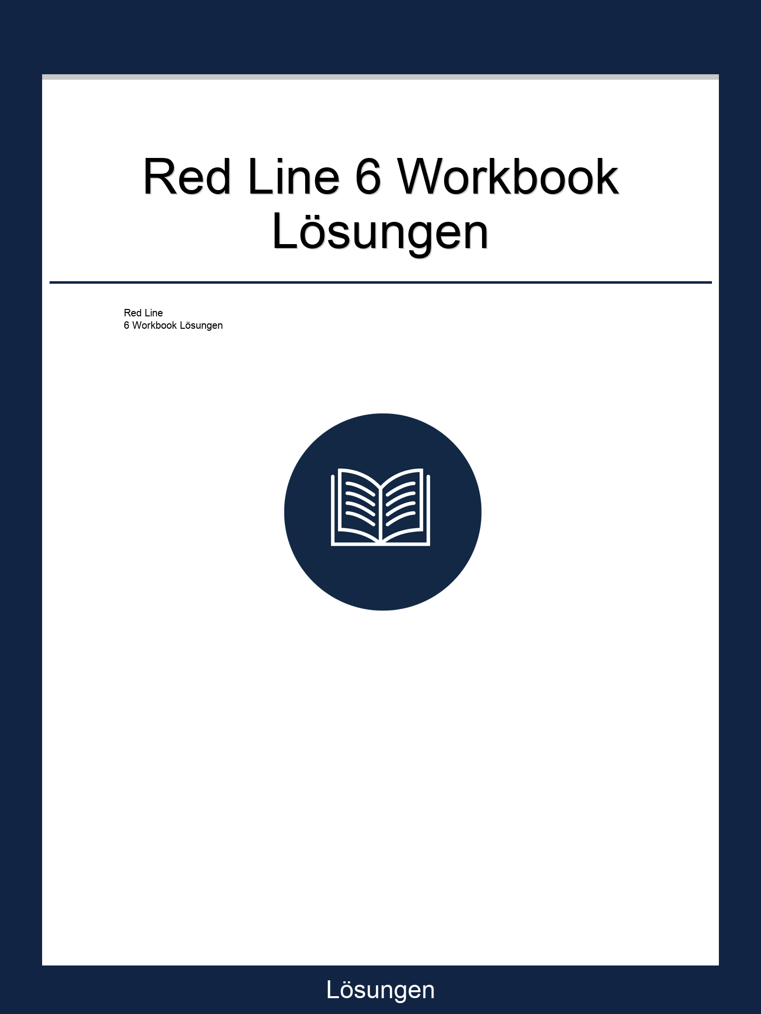 Red Line 6 Workbook Lösungen PDF