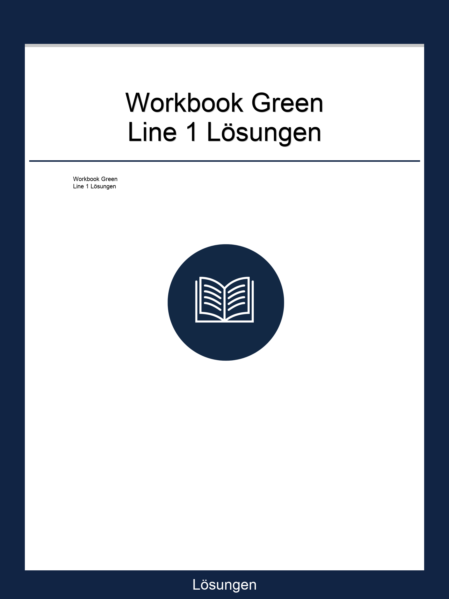 Workbook Green Line 1 Lösungen PDF