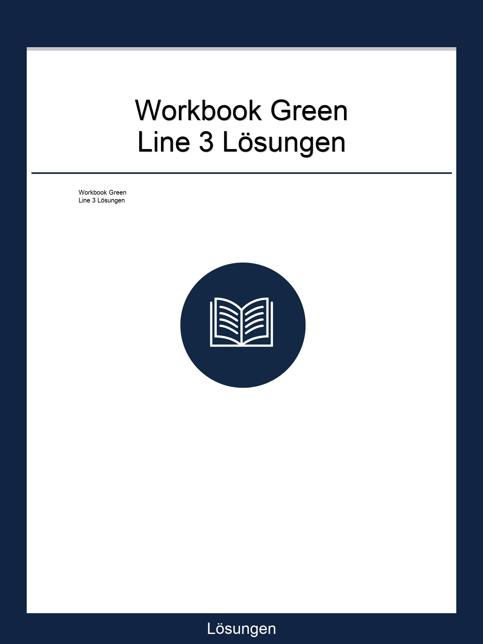 Workbook Green Line 3 Lösungen PDF